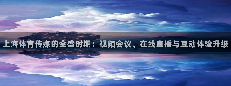 高速飞速体育直播：上海体育传媒的全盛时期：视频会议、在线直播与互动体验升级